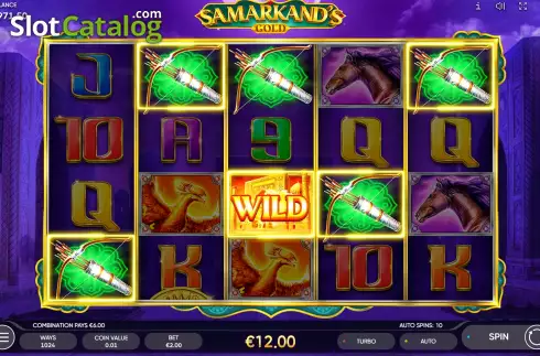 Οθόνη4. Samarkand's Gold Κουλοχέρης