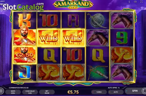 Οθόνη5. Samarkand's Gold Κουλοχέρης