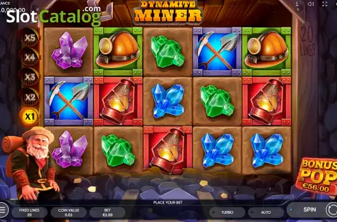 Οθόνη2. Dynamite Miner Κουλοχέρης