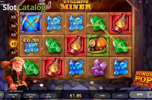 Οθόνη4. Dynamite Miner Κουλοχέρης