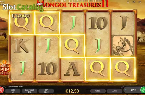 Οθόνη4. Mongol Treasures II: Archery Competition Κουλοχέρης 
