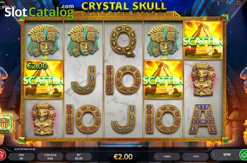 Οθόνη5. Crystal Skull (Endorphina) Κουλοχέρης