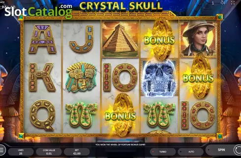 Οθόνη8. Crystal Skull (Endorphina) Κουλοχέρης