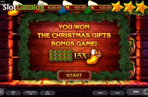 Οθόνη6. Santa’s Gift (Endorphina) Κουλοχέρης