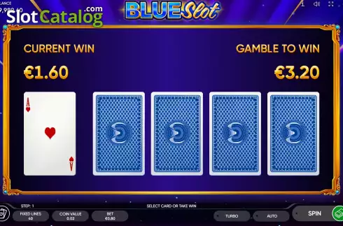 Οθόνη5. Blue Slot Κουλοχέρης 