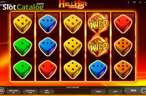Οθόνη2. Hell Hot 20 Dice Κουλοχέρης