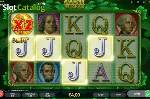 Οθόνη4. Cash Streak Κουλοχέρης
