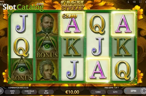 Οθόνη8. Cash Streak Κουλοχέρης