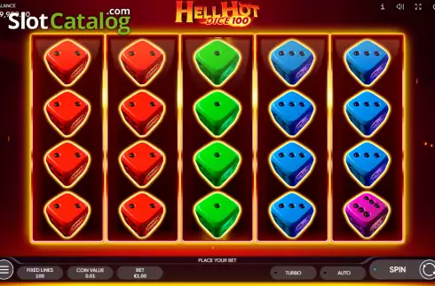 Οθόνη2. Hell Hot Dice 100 (Endorphina) Κουλοχέρης 