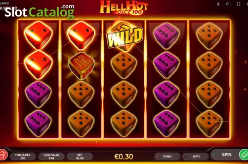 Οθόνη3. Hell Hot Dice 100 (Endorphina) Κουλοχέρης 