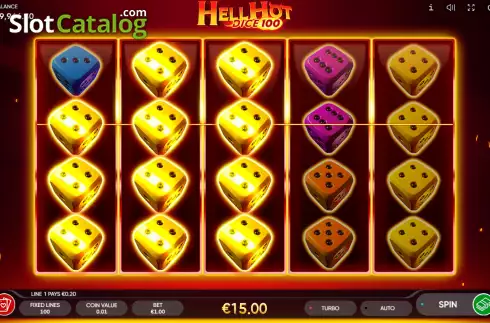 Οθόνη4. Hell Hot Dice 100 (Endorphina) Κουλοχέρης 