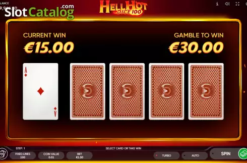 Οθόνη5. Hell Hot Dice 100 (Endorphina) Κουλοχέρης 