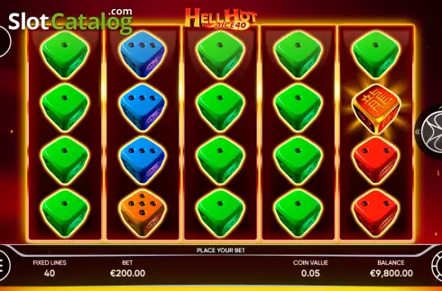Οθόνη2. Hell Hot Dice 40 Κουλοχέρης