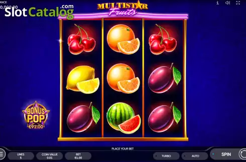 Οθόνη2. Multistar Fruits Κουλοχέρης