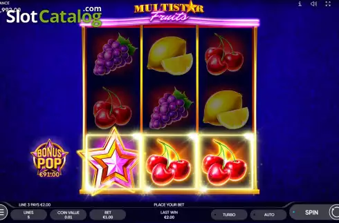 Οθόνη4. Multistar Fruits Κουλοχέρης