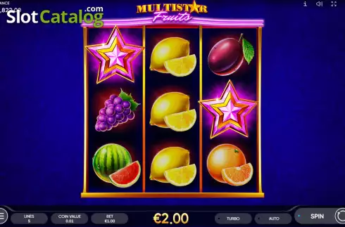 Οθόνη7. Multistar Fruits Κουλοχέρης