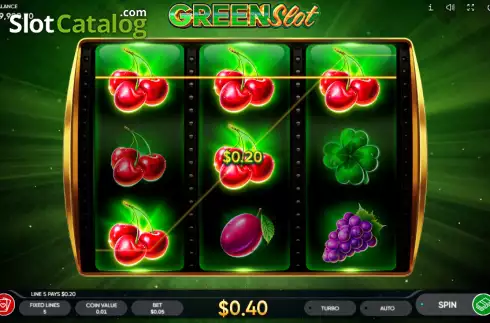 Οθόνη4. Green Slot Κουλοχέρης 