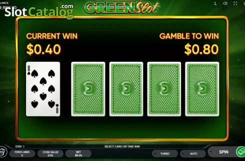 Οθόνη5. Green Slot Κουλοχέρης 