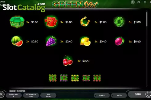 Οθόνη6. Green Slot Κουλοχέρης 