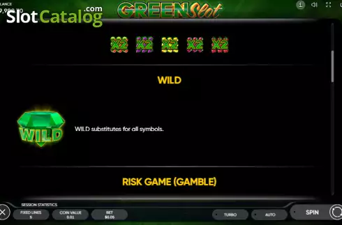 Οθόνη7. Green Slot Κουλοχέρης 