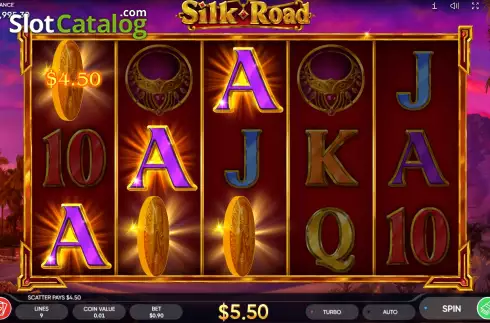 Οθόνη3. Silk Road (Endorphina) Κουλοχέρης