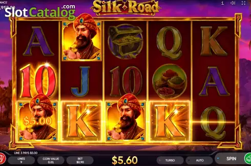 Οθόνη5. Silk Road (Endorphina) Κουλοχέρης