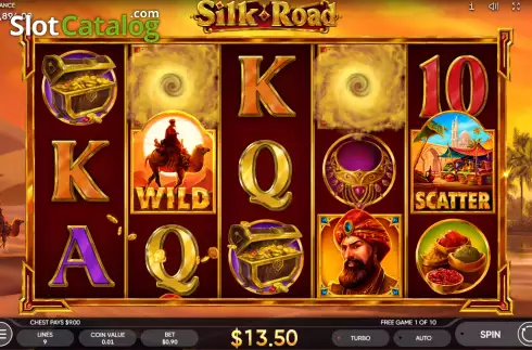 Οθόνη9. Silk Road (Endorphina) Κουλοχέρης