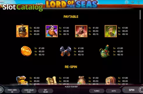 Οθόνη8. Lord of the Seas (Endorphina) Κουλοχέρης