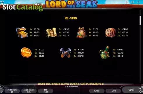 Οθόνη9. Lord of the Seas (Endorphina) Κουλοχέρης
