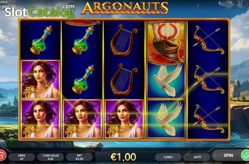 Οθόνη3. Argonauts (Endorphina) Κουλοχέρης 