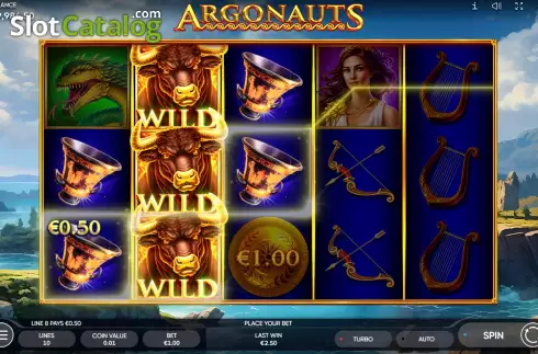 Οθόνη4. Argonauts (Endorphina) Κουλοχέρης 
