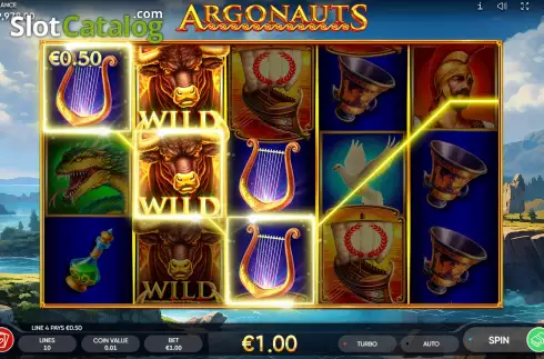 Οθόνη5. Argonauts (Endorphina) Κουλοχέρης 