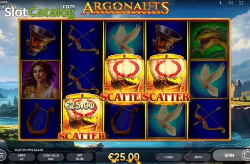 Οθόνη7. Argonauts (Endorphina) Κουλοχέρης 