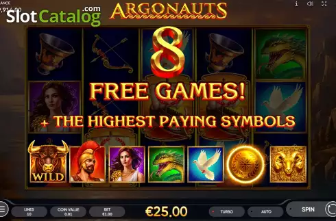 Οθόνη8. Argonauts (Endorphina) Κουλοχέρης 