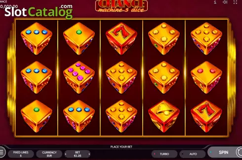 Οθόνη2. Chance Machine 5 Dice Κουλοχέρης 