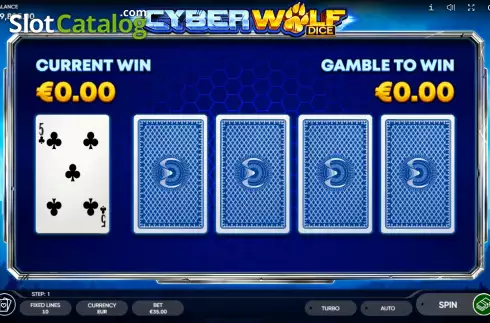 Οθόνη4. Cyber Wolf Dice Κουλοχέρης
