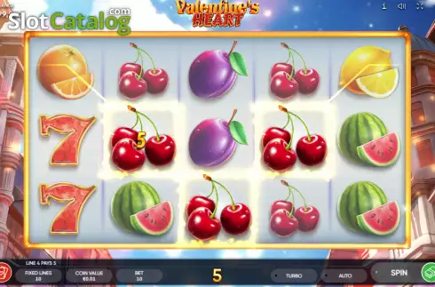 Οθόνη3. Valentine's Heart Κουλοχέρης 
