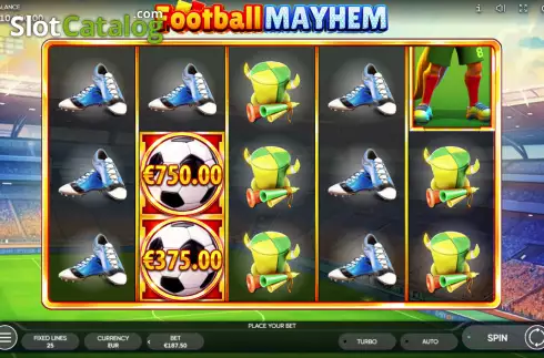 Οθόνη2. Football Mayhem Κουλοχέρης