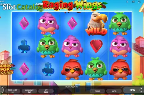Οθόνη2. Raging Wings Κουλοχέρης