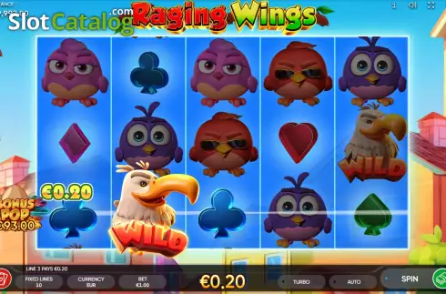 Οθόνη3. Raging Wings Κουλοχέρης