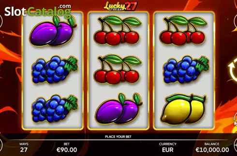 Οθόνη2. Lucky Streak 27 Κουλοχέρης
