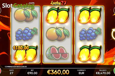 Οθόνη3. Lucky Streak 27 Κουλοχέρης
