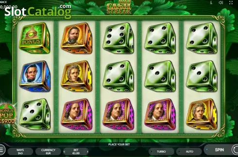 Οθόνη2. Cash Streak Dice Κουλοχέρης