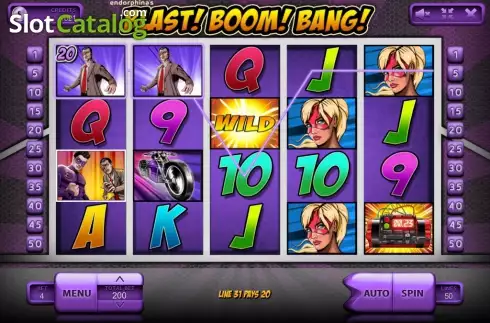 Κερδίστε παρουσίαση. Blast Boom Bang Κουλοχέρης