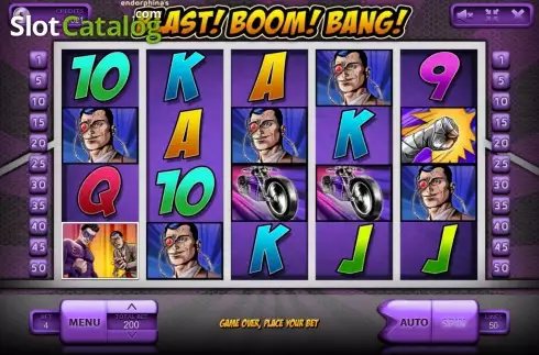 Ροδέλες. Blast Boom Bang Κουλοχέρης
