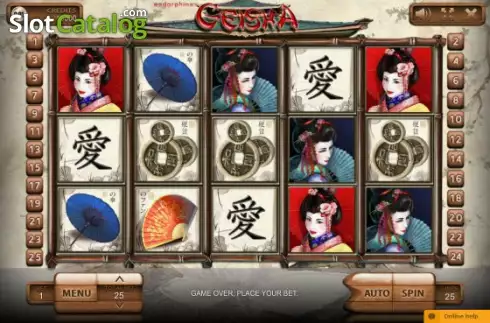 Ροδέλες. Geisha (Endorphina) Κουλοχέρης 