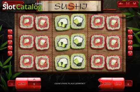 Ροδέλες. Sushi (Endorphina) Κουλοχέρης