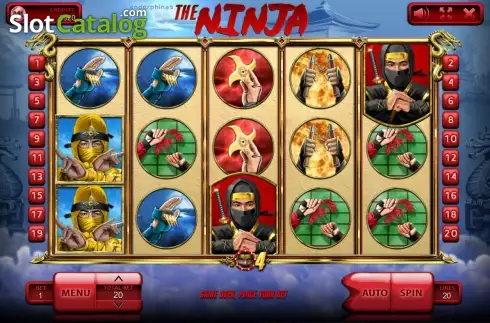 Συλλογή συμβόλων. The Ninja Κουλοχέρης
