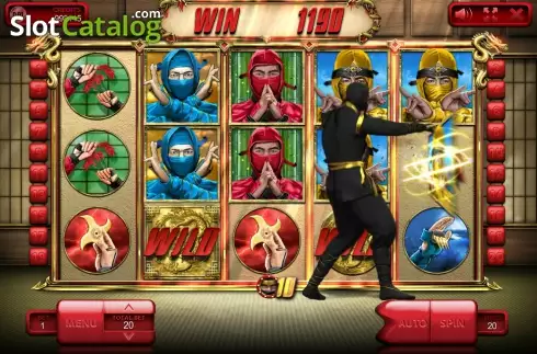 Μαύρο ninja2. The Ninja Κουλοχέρης