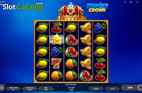 Οθόνη2. Thunder Crown Κουλοχέρης